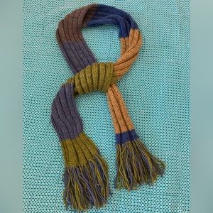 Hand knitted long scarf NWOT
